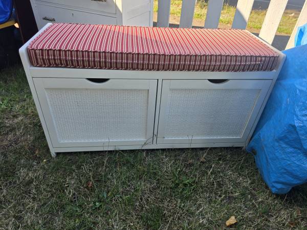 Storage Bench with Cushion & 2 Drawers 1