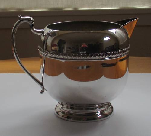 CROSBY SILVERPLATE PITCHER 1