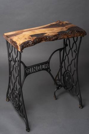 Live edge oak table 1