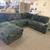 Jumbo corduroy sleeper sofa with storage chaise 4 thumbnail