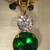 New 10K Gold Emerald Green Pendant And Necklace 3 thumbnail