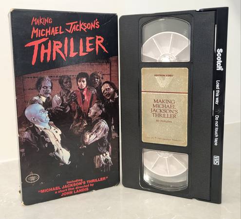 VHS Making Michael Jackson's Thriller 1983 1