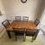Solid Wood Dining Table + 6 Ladder-Back Chairs (Two-Tone, Seats 6) 3 thumbnail