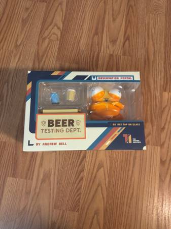 Andrew Bell Beer Testing Dept. Vinyl Figure by Dead Zebra – Rare Designer Toy 1