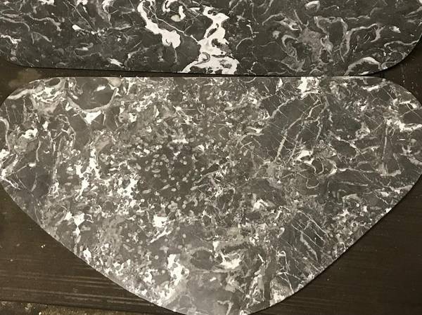 Pannonia Triangular Solid Marble Slab (100% polished marble) 1