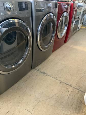 Washer and dryer electric ultra capacity work great has warranty avail 1
