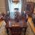 Solid Mahogany Dining Table Set with 6 Chairs 1 thumbnail