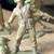 1950s MARX WW2 Battleground Set, 8 Dark Mustard U.S. Soldiers, Perfect 9 thumbnail