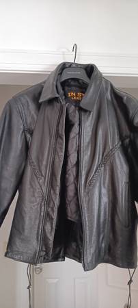 Leather Motorcycle Jacket-Women's, Size 1X 1