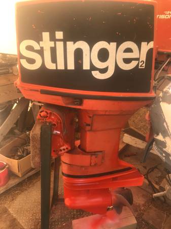 Wanted 1970’s Johnson 75 hp Stinger outboard motor project :/ non runn 1