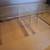 Clear Acrylic Coffee Table 40 x 24 x 18 w/ Middle Acrylic support 6 x 5 thumbnail