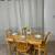 Solid Wood Dining Table With 4 Spindle Back Chairs 13 thumbnail