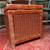 1970s Pair of Vintage Rattan Box Chests w/brass: opens front or top 9 thumbnail