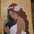 Original Painting of Woman & Black Cat 3 thumbnail