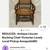 Vintage Wood Cane Arm Rocking Chair 11 thumbnail