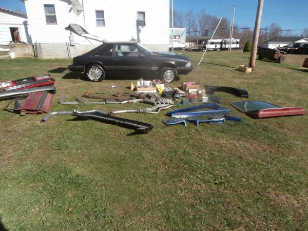 Used 1987 FOX BODY MUSTANG AND LOTS PARTS — $3,500 in Charleston