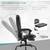 Vinsetto Vibrating Massage Office Chair Executive Recliner w Footrest 4 thumbnail