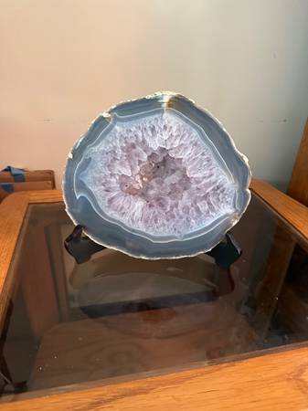 Amethyst Quartz Crystal Geode Plate/Slab 1