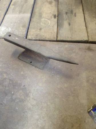 ANVILS, 2 TOTAL, BIG, small, metal, steel, 25 & 7 pounds, sold seperat 1