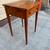 Pair Antique-Vintage Solid Oak Nightstands Bedside Tables. 1940s. 20 thumbnail