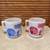 2 Hazel Atlas Ranger Joe Mug Cup Milk Glass Red Blue 2 thumbnail