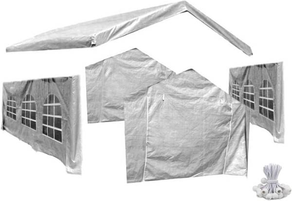 20 x 40 White 5 Pc. Kit (3-Window Side Walls) 1