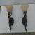 Pair of ornate bronze metal wall sconces 2 thumbnail
