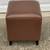 Simple Square Cube Footstool - Leather Ottoman 2 thumbnail