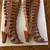 Michael Antonio Kimiko Caged Boots, Floral Slingback Goby Sandals 1 thumbnail