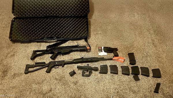 Airsoft protective gear and guns 1