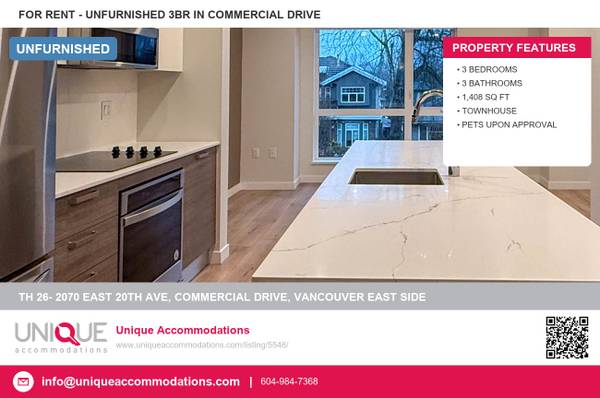 UniqueAccommodations.com ID:5548 Spacious 3 Bedroom townhouse 1