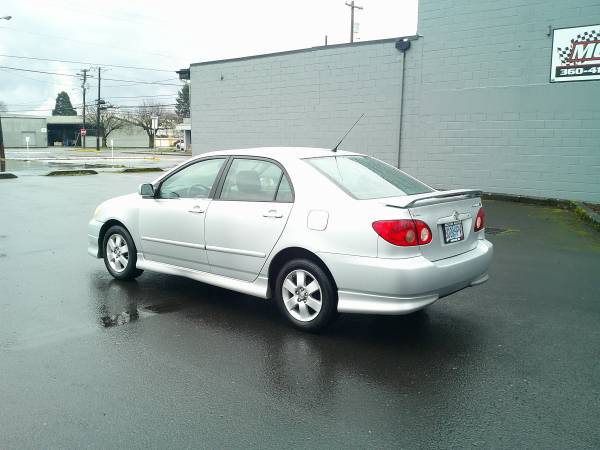 2008 TOYOTA COROLLA S-PKG 4-DOOR 4-CYL 5-SPEED MANUAL ALLOYS MOON NICE - $4,950 (MOTION AUTOS 360-414-5279 LONGVIEW WA)63435517734147124