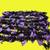 30' Halloween Black Garland with Purple Bats Decor 2 thumbnail