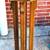 Mid Century Brass Galleried Tall Plant Stand Solid Oak Quad Pillars 2 thumbnail