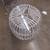 Whitewashed Rattan Stool. 2 thumbnail