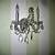 Elegant Lighting Clear Crystals Swarovski Spectra Wall Sconce 4 thumbnail