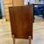 Vintage Mid Century Teak Open Record Cabinet/Side Table 10 thumbnail
