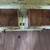 Antique Pine Step-Back Cupboard with Punched Tin Panels & Original Paint 6 thumbnail