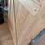 36in x 80in Two Sided Solid Wood Sliding Barn Door Assembled & Natural 9 thumbnail