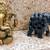 Ganesha and spiritual elephant Asian statue x 2 4 thumbnail