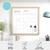 Firm Price! Brand New in a Box Magnetic Calendar Dry Erase Board 4 thumbnail