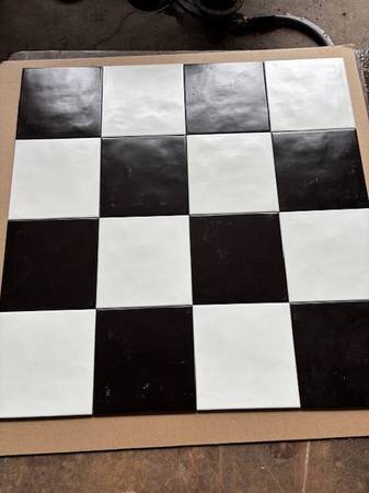 Tile 8x8 Black and White 1