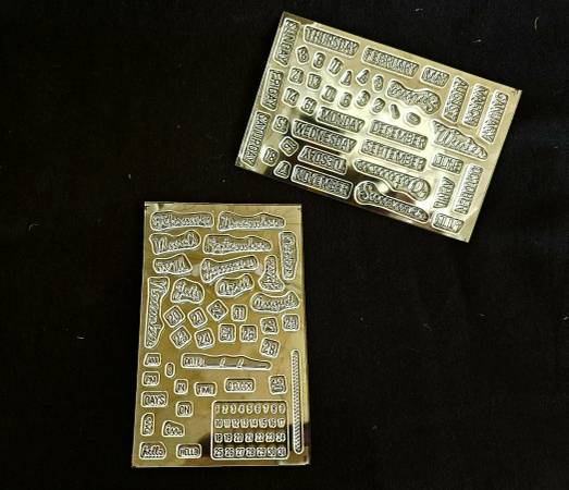 Stampin Up: Date It Photopolymer Stamp Set 1