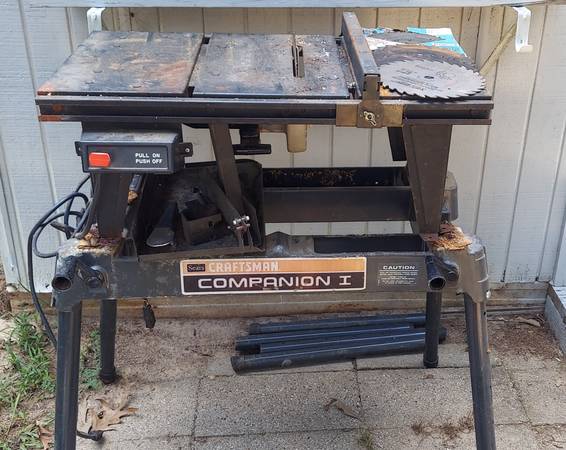 Sears Craftsman Companion 1 table saw 1