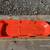 SNOW SLED Sledding Toboggan Board w/ Handles & Rope 4 feet long Orange 1 thumbnail