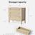 3 Drawer Dresser for Bedroom, Modern Chest of Drawers with Handle 1 thumbnail