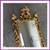 Antique Rococo Scroll Carved Gilt Wood Wall Mirror 11 thumbnail