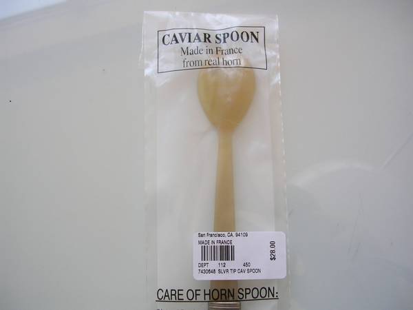 Horn Caviar Spoons (made in France) - New/Unused 1