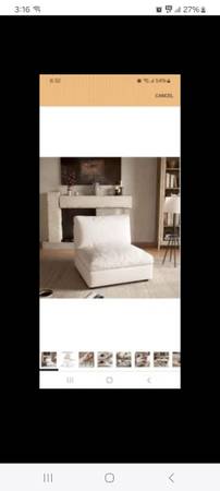 Cloud Sectional Couch with Washable Cover, Wide Deep Seat Modular Sectional Sofa 1
