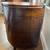 Antique Vintage Art Deco Oval 3-legs Side Table Nightstand Gold Inlays 6 thumbnail